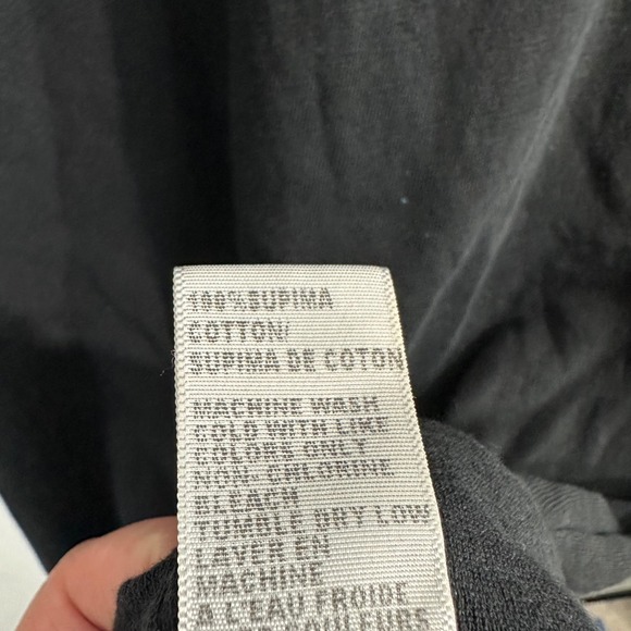 James Perse Raglan Sleeve French Terry Sweatshirt Dress Mini Black 0 Extra Small - Picture 6 of 9